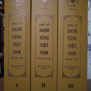 Tiểu sử danh tăng Việt Nam thế kỷ XX - bộ 3 tập, có hộp